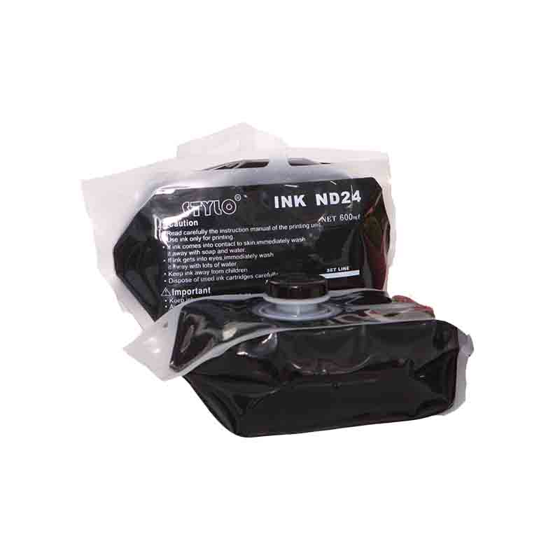 用于Duplo复印机的ND24油墨数字印刷油墨，600cc黑色，dp2530 dp2930 dp330